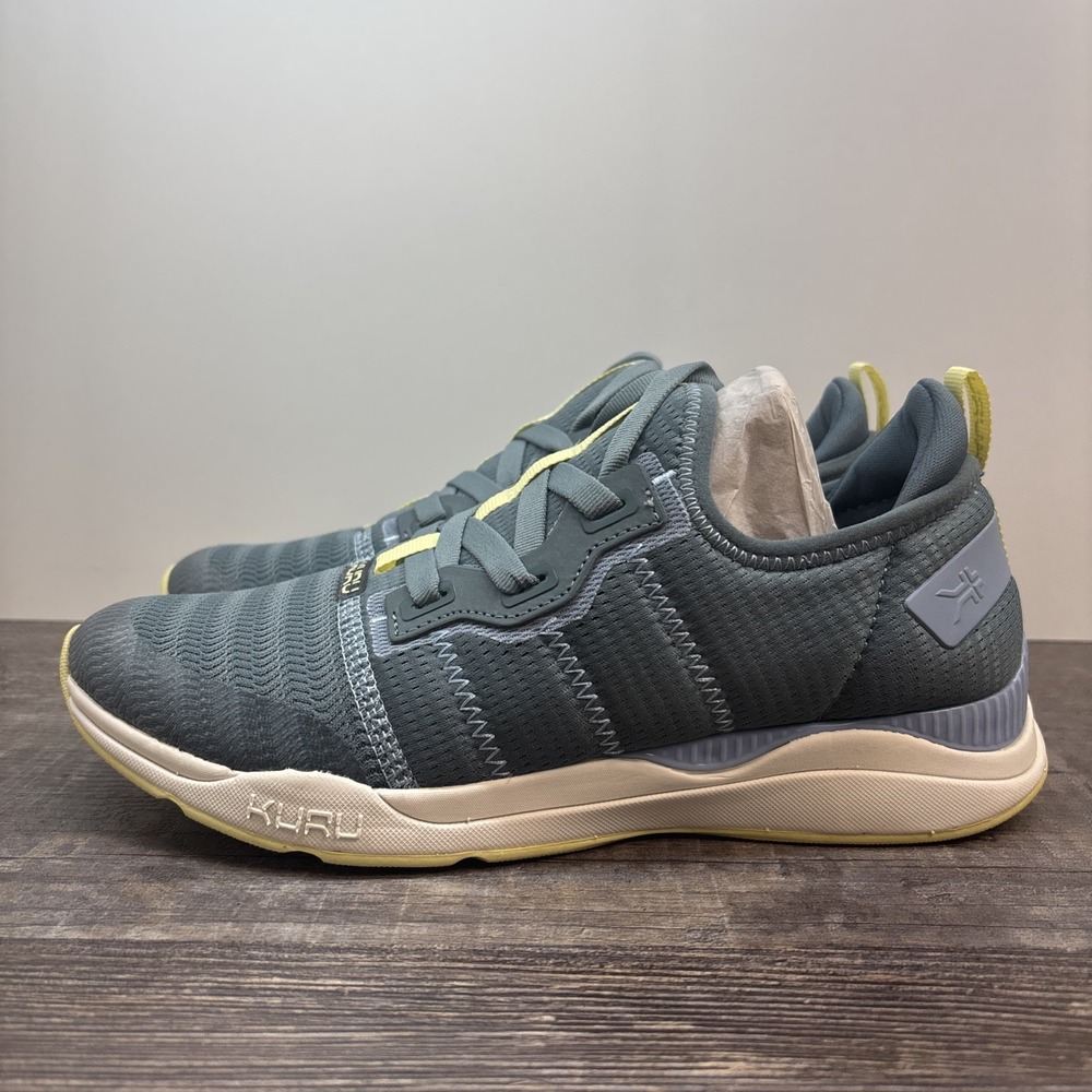 KURU Stride Move Women's 8.5 Sneaker Shoe Blue Haze-Lime Sorbet $149 NEW